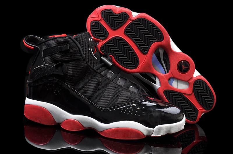 Buy Air Jordan 6 Rings Mens Black/red
